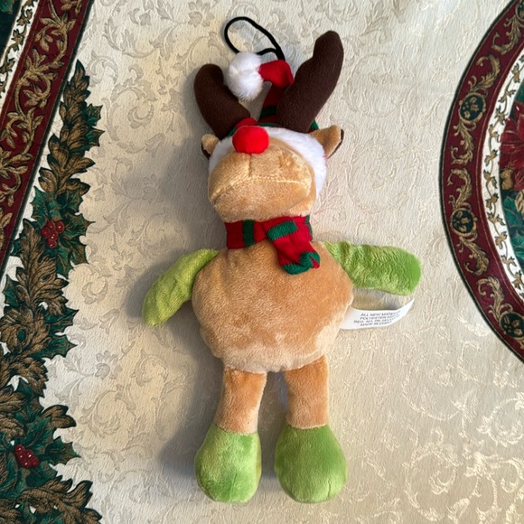 Holiday Reindeer Squeaker Toy - Picture 2 of 3
